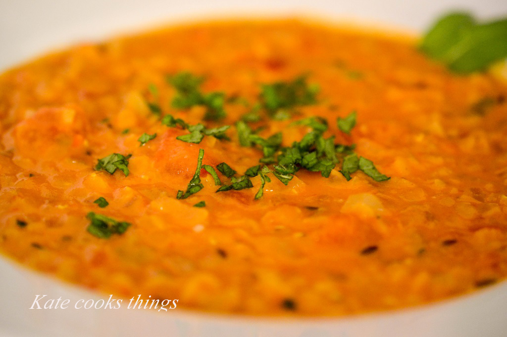 Indian lentil soup with coconut milk – Kate cooks things